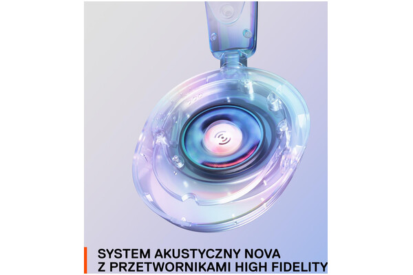 Słuchawki SteelSeries Arctis Nova 1P Nauszne Przewodowe biały