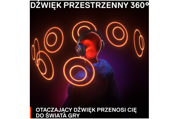 Słuchawki SteelSeries Arctis Nova 4 Nauszne Bezprzewodowe czarny