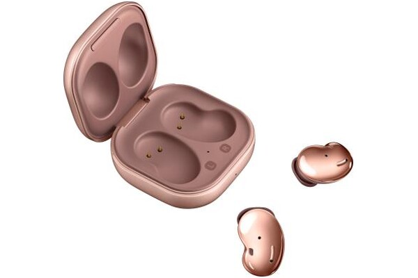 Słuchawki Samsung SMR180NZN Galaxy Buds Live Dokanałowe Bezprzewodowe miedziany