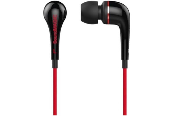 Słuchawki SoundMAGIC ES11S Dokanałowe Przewodowe czarno-czerwony