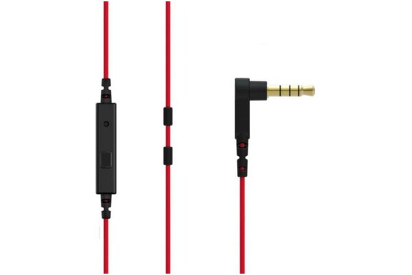Słuchawki SoundMAGIC ES11S Dokanałowe Przewodowe czarno-czerwony