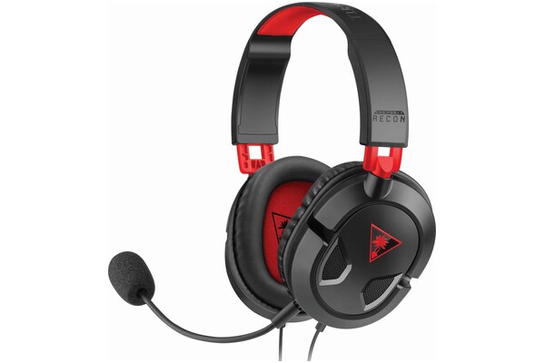 Słuchawki Turtle Beach Recon 50 Nauszne Przewodowe czarno-czerwony