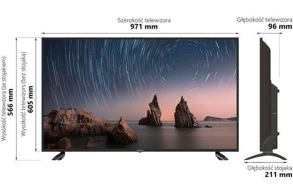 Telewizor Manta 43luw121d 43" 4K Ultra HD