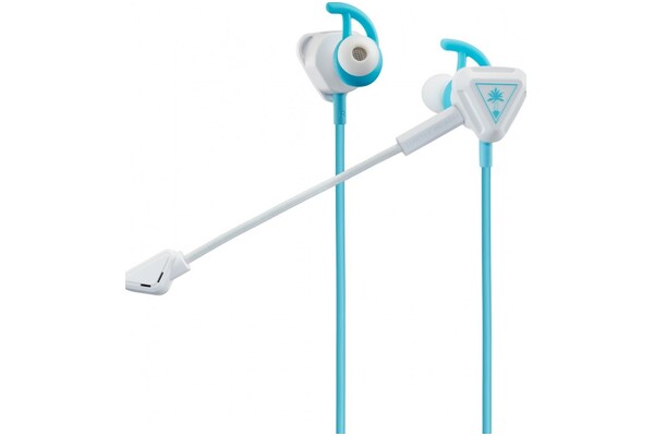 Słuchawki Turtle Beach Battle Buds Dokanałowe Przewodowe Biało-niebieski