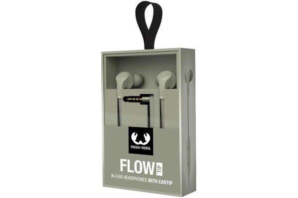 Słuchawki FRESH`N REBEL Flow Tip Dokanałowe Przewodowe zielony