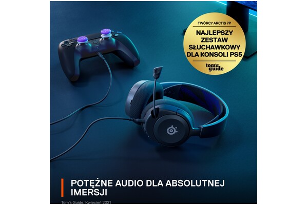 Słuchawki SteelSeries Arctis Nova 1P Nauszne Przewodowe czarny