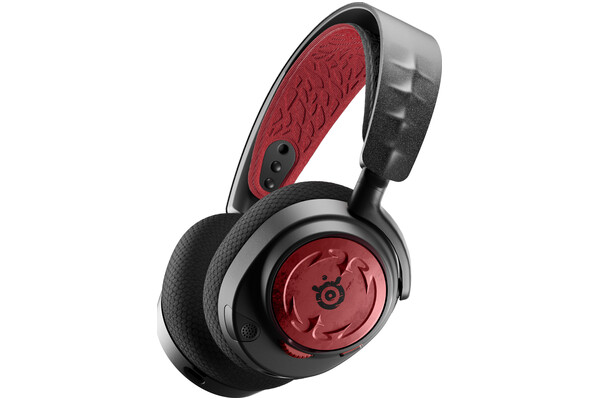Słuchawki SteelSeries Arctis Nova 7 Nauszne Bezprzewodowe czarno-czerwony