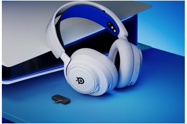 Słuchawki SteelSeries Arctis Nova 7P Nauszne Bezprzewodowe biały