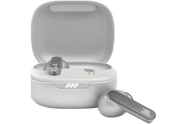 Słuchawki JBL Live Pro 2 Dokanałowe Bezprzewodowe srebrny