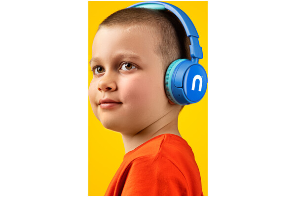 Słuchawki Niceboy Hive Kiddie Nauszne Bezprzewodowe niebieski