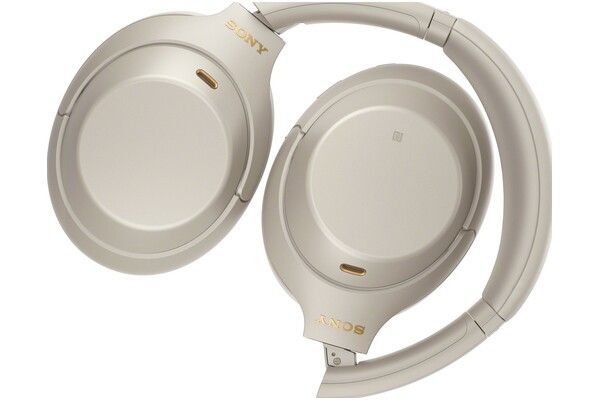 Słuchawki Sony WH1000XM4 Nauszne Bezprzewodowe srebrny