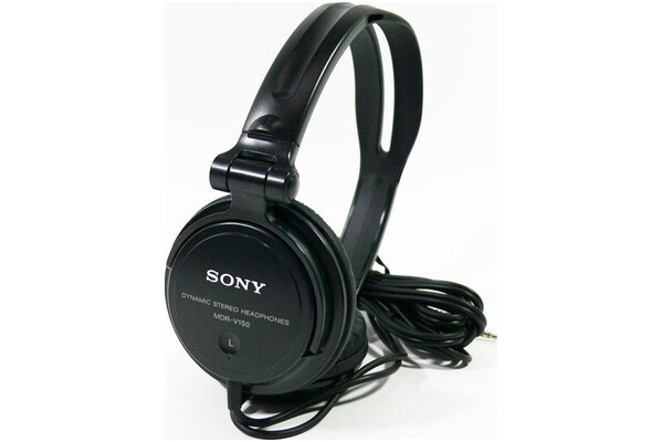 Słuchawki Sony MDRV150 Nauszne Przewodowe czarny