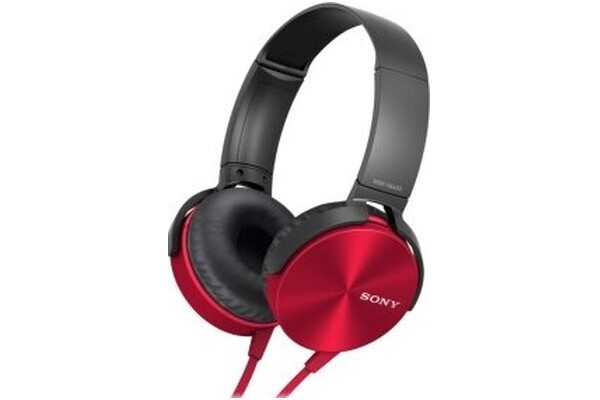Słuchawki Sony MDRZX310APR Nauszne Przewodowe czerwony