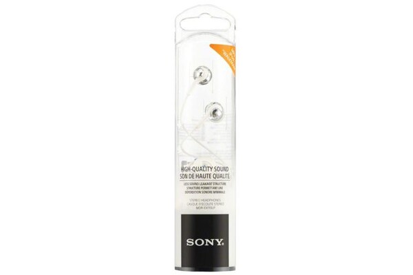 Słuchawki Sony MDREX110LP Dokanałowe Przewodowe biały