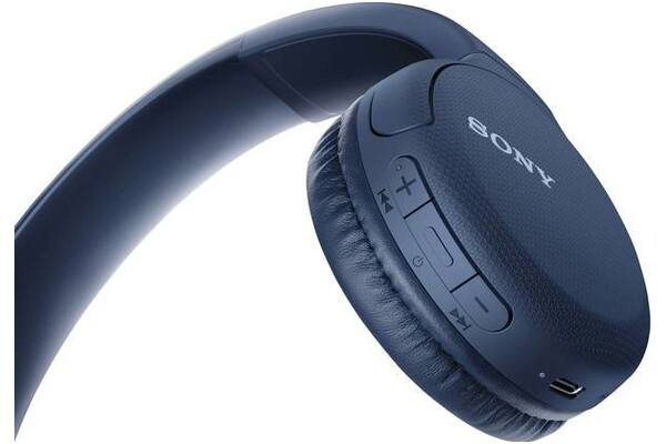 Słuchawki Sony WHCH510 Nauszne Bezprzewodowe niebieski