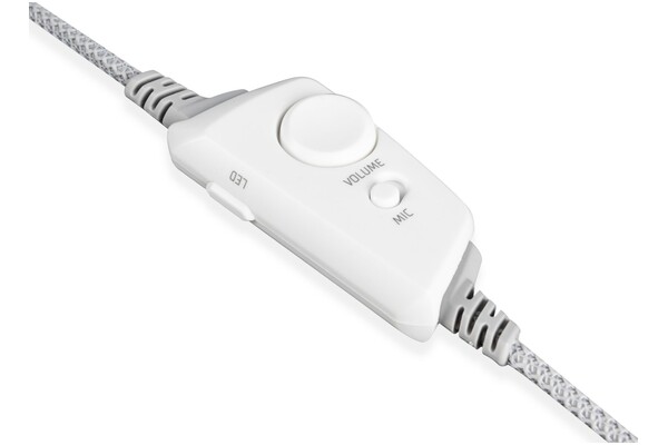 Słuchawki MODECOM MC899 Volcano Prometheus Nauszne Przewodowe biały