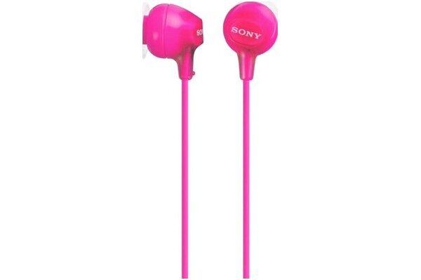 Słuchawki Sony MDREX15AP Dokanałowe Przewodowe różowy
