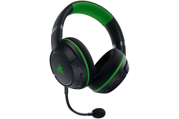 Słuchawki Razer Kaira Pro Xbox Nauszne Bezprzewodowe czarno-zielony