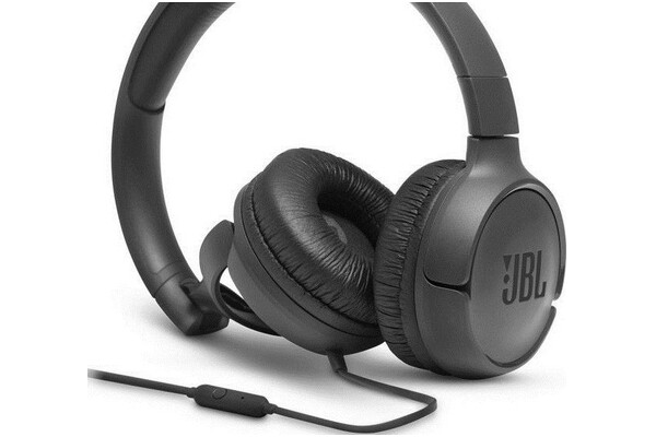 Słuchawki JBL Tune 500 Nauszne Przewodowe czarny