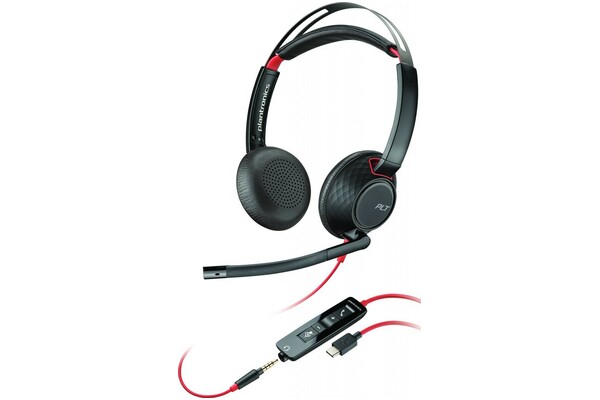 Słuchawki Plantronics BLACKWIRE 5220 Nauszne Przewodowe czarny