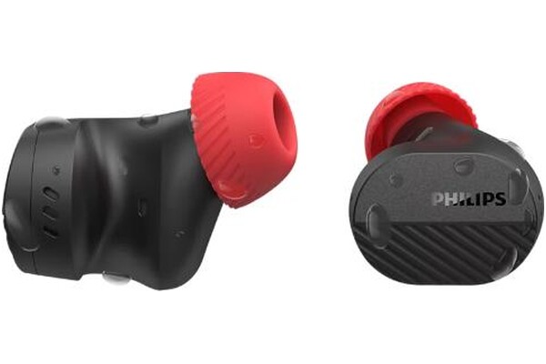 Słuchawki Philips TAA5508BK00 Dokanałowe Bezprzewodowe czarno-czerwony