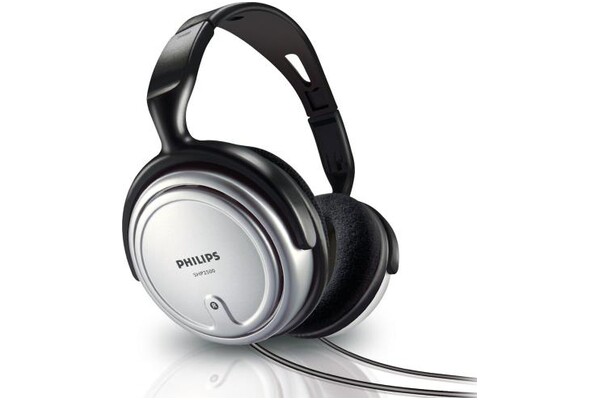 Słuchawki Philips SHP2500 Nauszne Przewodowe srebrno-czarny