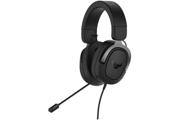 Słuchawki ASUS TUF Gaming H3 Nauszne Przewodowe czarno-szary