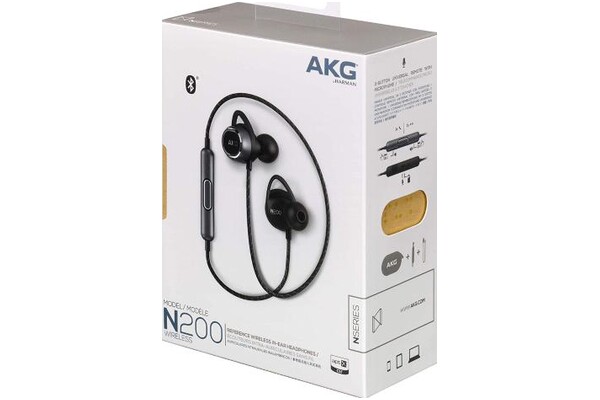 Słuchawki AKG N200 Dokanałowe Bezprzewodowe zielony