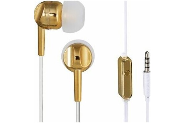 Słuchawki Thomson EAR3005GD Dokanałowe Przewodowe złoty