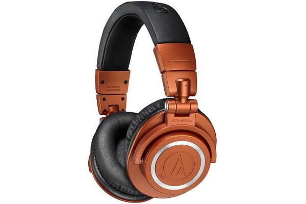 Słuchawki AUDIO-TECHNICA ATHM50XBT2 Nauszne Bezprzewodowe Czarno-miedziany