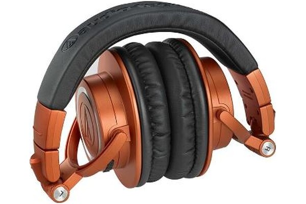 Słuchawki AUDIO-TECHNICA ATHM50XBT2 Nauszne Bezprzewodowe Czarno-miedziany