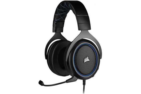 Słuchawki CORSAIR HS50 Pro Nauszne Przewodowe czarno-niebieski