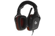 Słuchawki Logitech G332 Nauszne Przewodowe czarno-czerwony