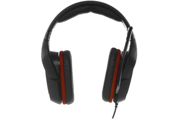 Słuchawki Logitech G332 Nauszne Przewodowe czarno-czerwony