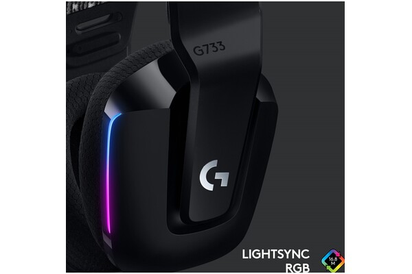 Słuchawki Logitech G733 Lightspeed Nauszne Bezprzewodowe czarny