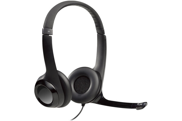 Słuchawki Logitech H390 Nauszne Przewodowe czarny