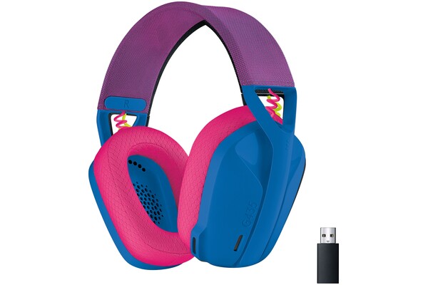 Słuchawki Logitech G435 Lightspeed Nauszne Bezprzewodowe niebieski