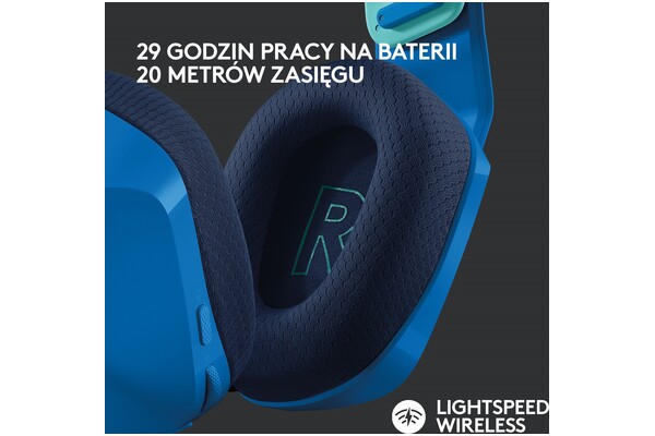 Słuchawki Logitech G733 Lightspeed Nauszne Bezprzewodowe niebieski