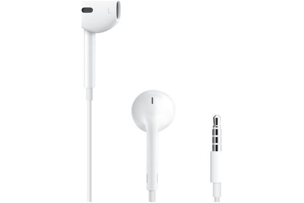 Słuchawki Apple EarPods Douszne Przewodowe biały