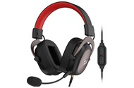 Słuchawki Redragon H510 Zeus Nauszne Przewodowe czarno-czerwony