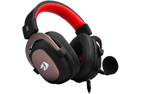 Słuchawki Redragon H510 Zeus Nauszne Przewodowe czarno-czerwony