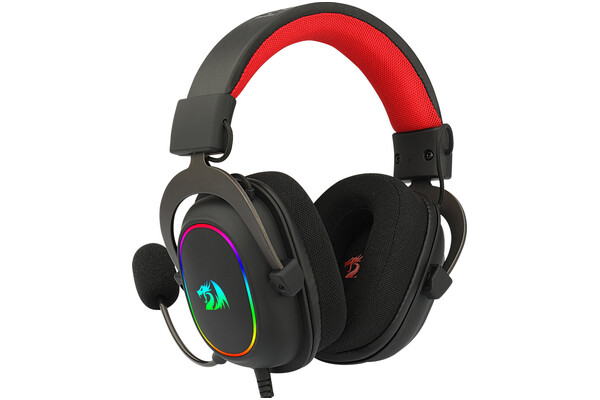 Słuchawki Redragon H510 Zeus Nauszne Przewodowe czarny