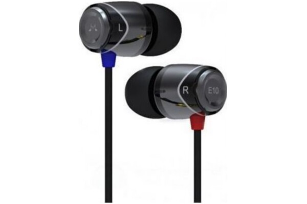 Słuchawki SoundMAGIC E10 Dokanałowe Przewodowe czarno-szary