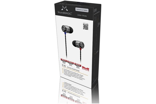 Słuchawki SoundMAGIC E10 Dokanałowe Przewodowe czarno-szary