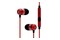 Słuchawki SoundMAGIC E50 Dokanałowe Przewodowe czerwono-czarny