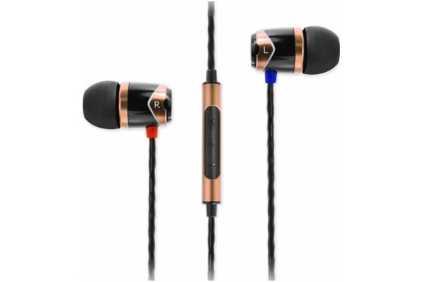 Słuchawki SoundMAGIC E10C Dokanałowe Przewodowe czarno-złoty