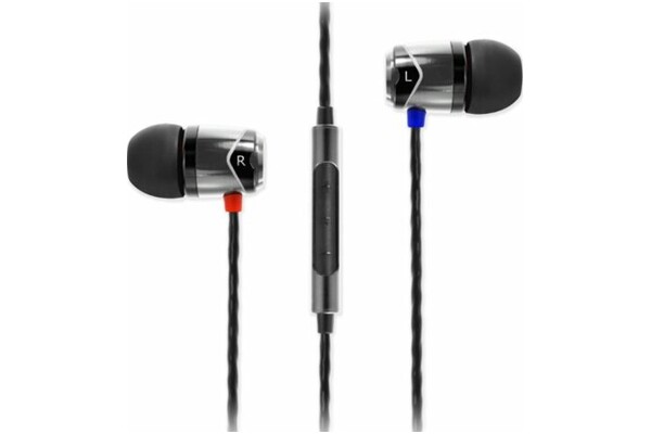 Słuchawki SoundMAGIC E10C Dokanałowe Przewodowe czarno-srebrny