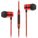 Słuchawki SoundMAGIC E50C Dokanałowe Przewodowe czerwony