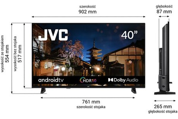 Telewizor JVC LT40VAF3300 40" Full HD