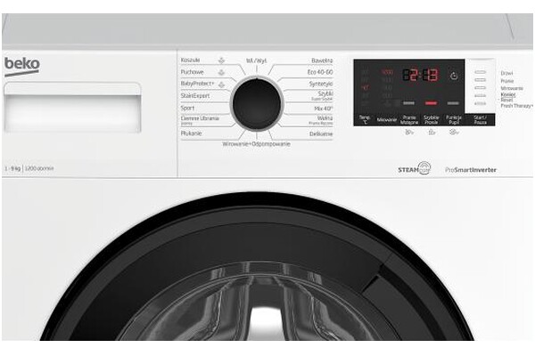 Pralka Beko WUV9612WPBSE SteamCure 9kg 1200obr./min